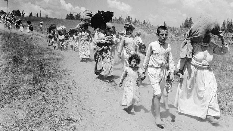 'A &uacute;nica compara&ccedil;&atilde;o poss&iacute;vel &eacute; com a Nakba, ou seja, a expuls&atilde;o dos palestinos em 1948'