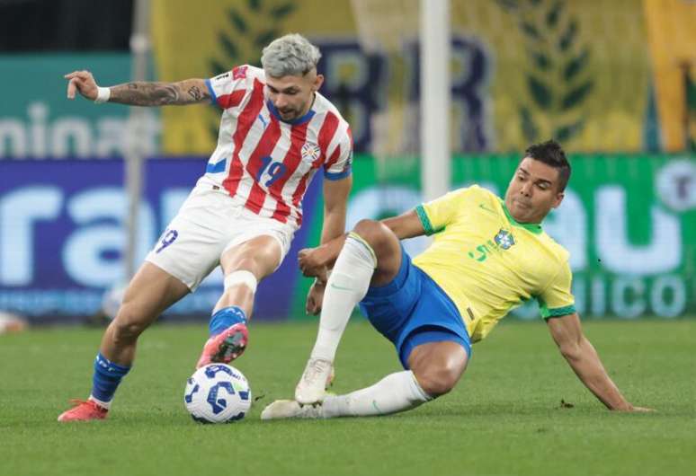 Casemiro conferiu seguran&ccedil;a para linha defensiva brasileira.