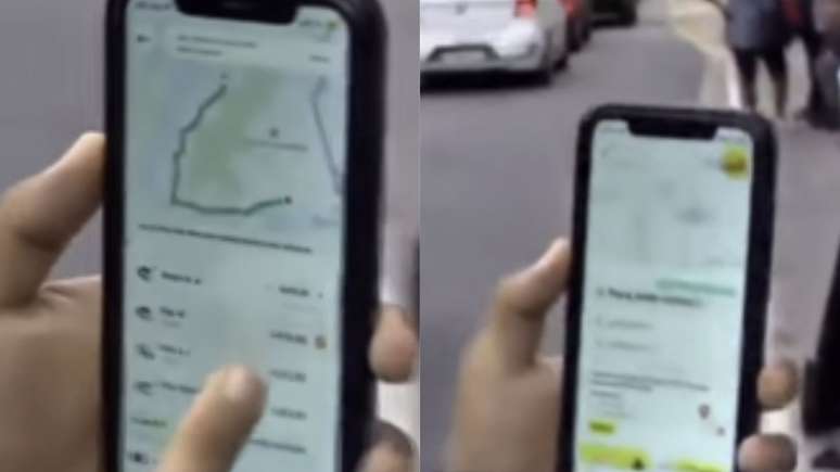 Repórter deixa vazar notificação