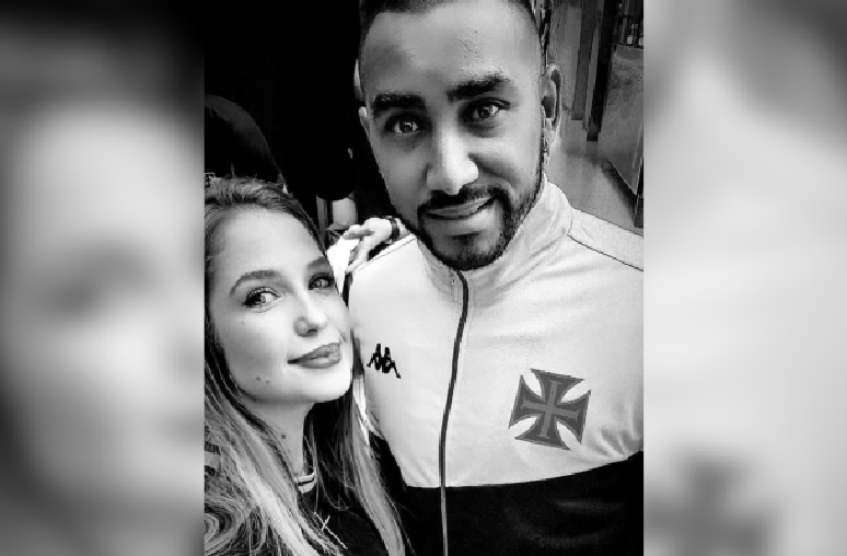 Fotos: Matheus Lima/Vasco e Reprodução / Instagram - Legenda: Payet e Larissa tiveram fim turbulento de relacionamento extraconjugal
