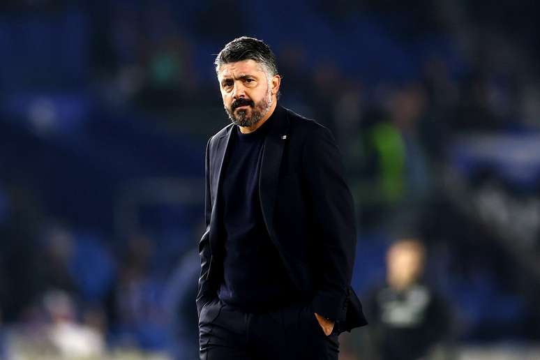 Gattuso durante sua passagem pelo Olympique de Marseille 