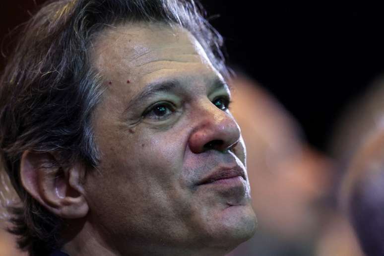 Ministro da Fazenda, Fernando Haddad, durante cerimônia em Brasília 
04/03/2025 
REUTERS/Adriano Machado