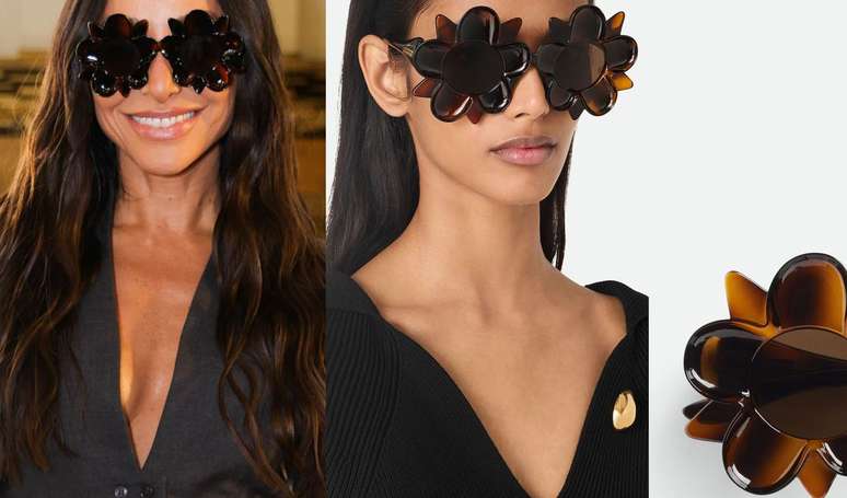 Sabrina Sato: the glasses with 3D flower frame worn in Sasha Parade are of an Italian brand and costs over $ 4,000