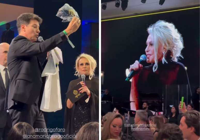 Rodrigo Faro e Ana Maria Braga no Leilão Beneficente Neymar Jr.