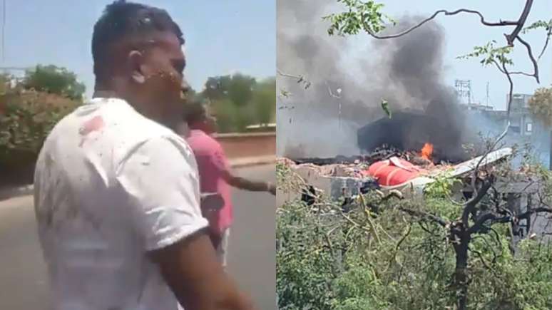 Único sobrevivente da queda do avião sai andando do local; veja momento  surpreendente