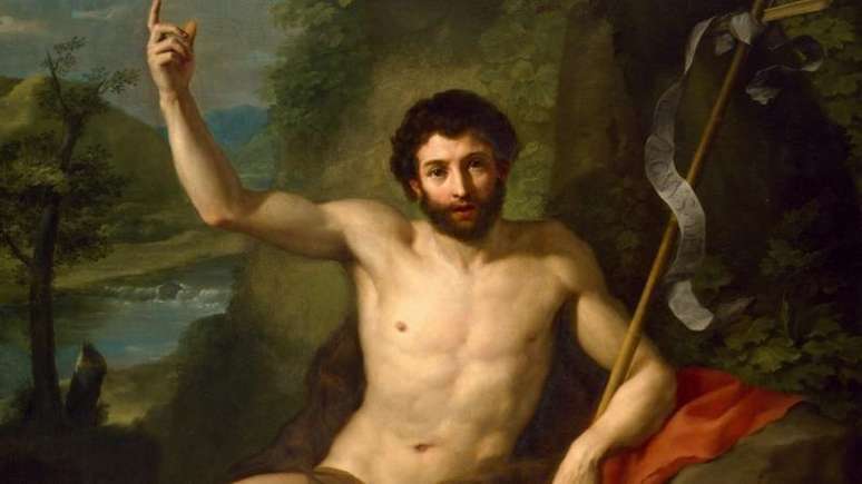 Jo&atilde;o Bastista, em obra de Anton Raphael Mengs