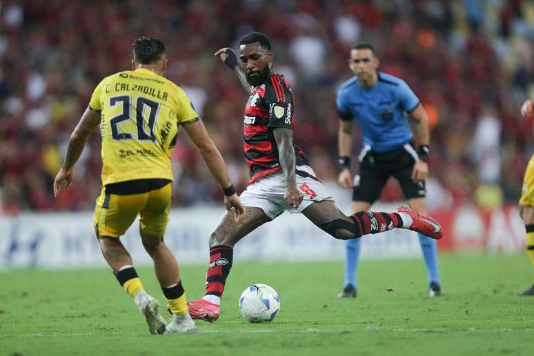 Gerson em ação pelo Flamengo (Fotos: Gilvan de Souza/Flamengo)