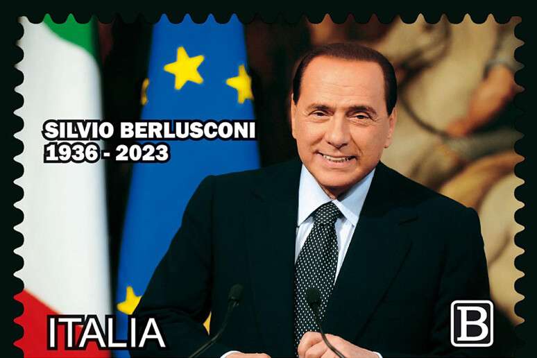 Selo lançado em 2024 homenageia Berlusconi