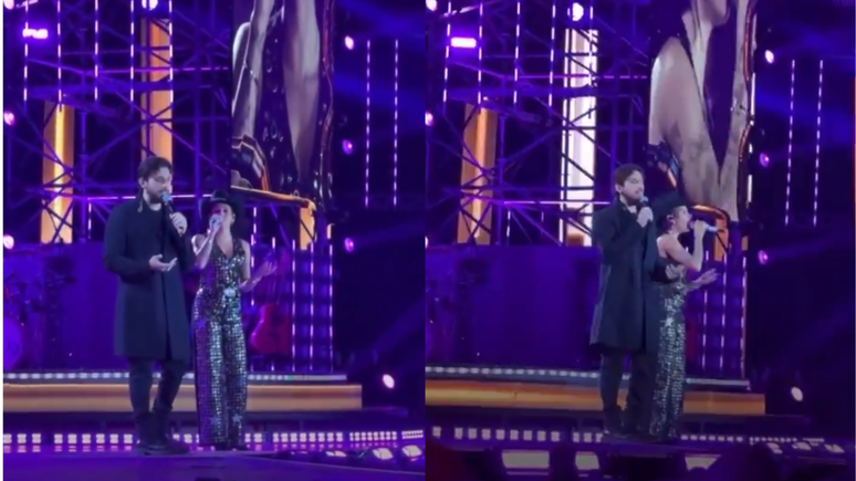 Ana Castela and Gustavo Mooto meet to sing romantic music after finishing Ana Castela and Gustavo Mooto meet to sing romantic music after finishing
