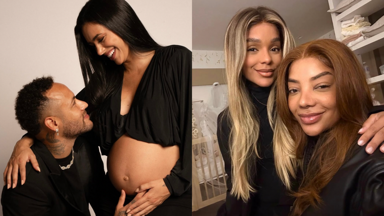 Neymar e Bruna Biancardi; Ludmilla e Brunna Gonçalves
