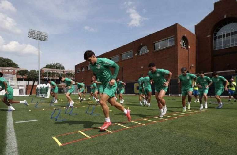 Palmeiras realizou penúltimo treino antes da estreia no Mundial –