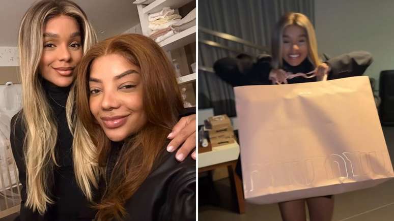 Ludmilla e Brunna Gonçalves trocaram presentes de marcas luxuosas no Dia dos Namorados