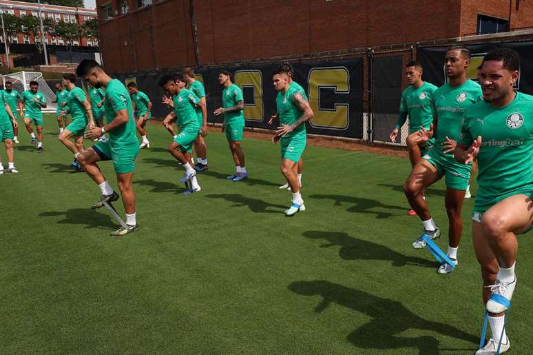 Palmeiras realizou penúltimo treino antes da estreia no Mundial –