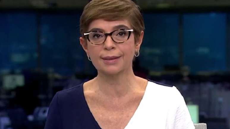Renata Lo Prete é a apresentadora do Jornal da Globo