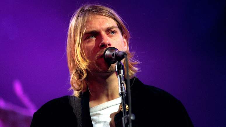 Kurt Cobain, do Nirvana, em 1993 -