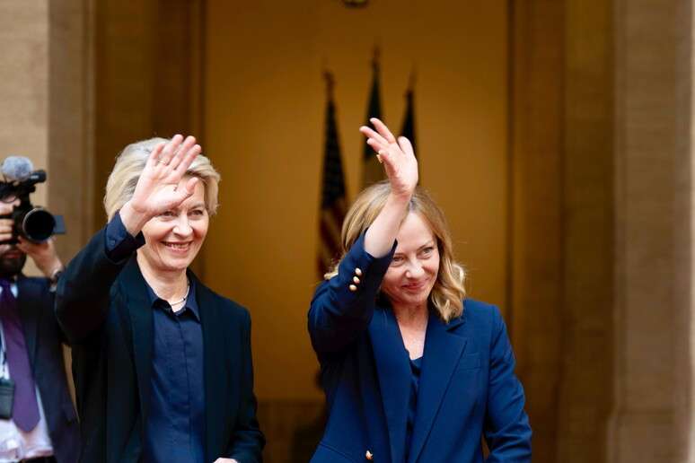 Meloni e Von der Leyen discutiram conflito entre Israel e Irã nesta sexta