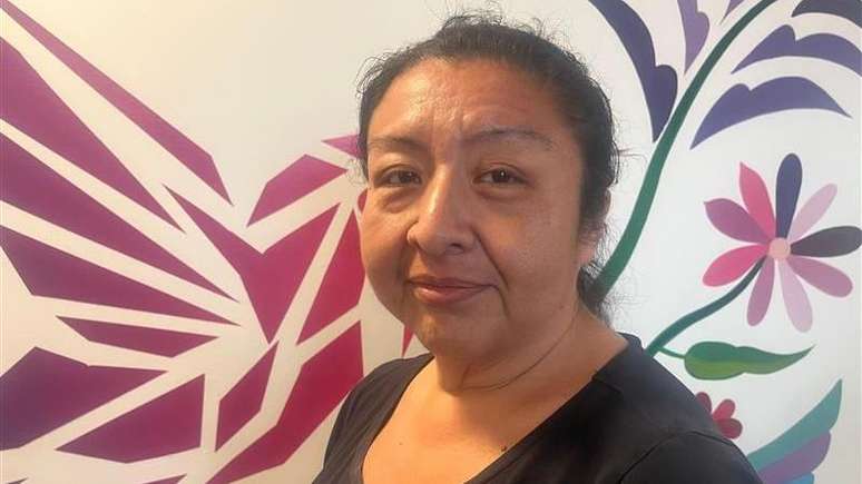 Noemi Ciau, cujo marido foi preso no lava-r&aacute;pido