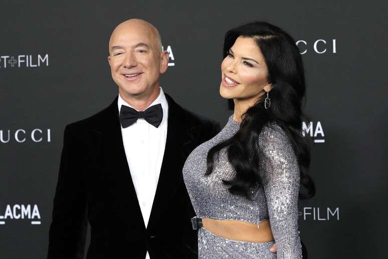 Jeff Bezos e sua noiva, Laura Sánchez