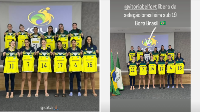Filha de Joana Prado e Vitor Belfort integra a seleção brasileira sub-19 de vôlei