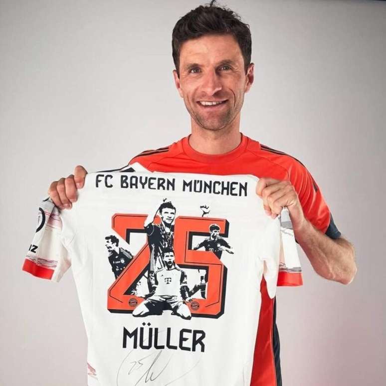 Thomas Müller fará, neste mundial, a sua despedida do Bayern,clkube que defende desde a infância, na base – Divulgação