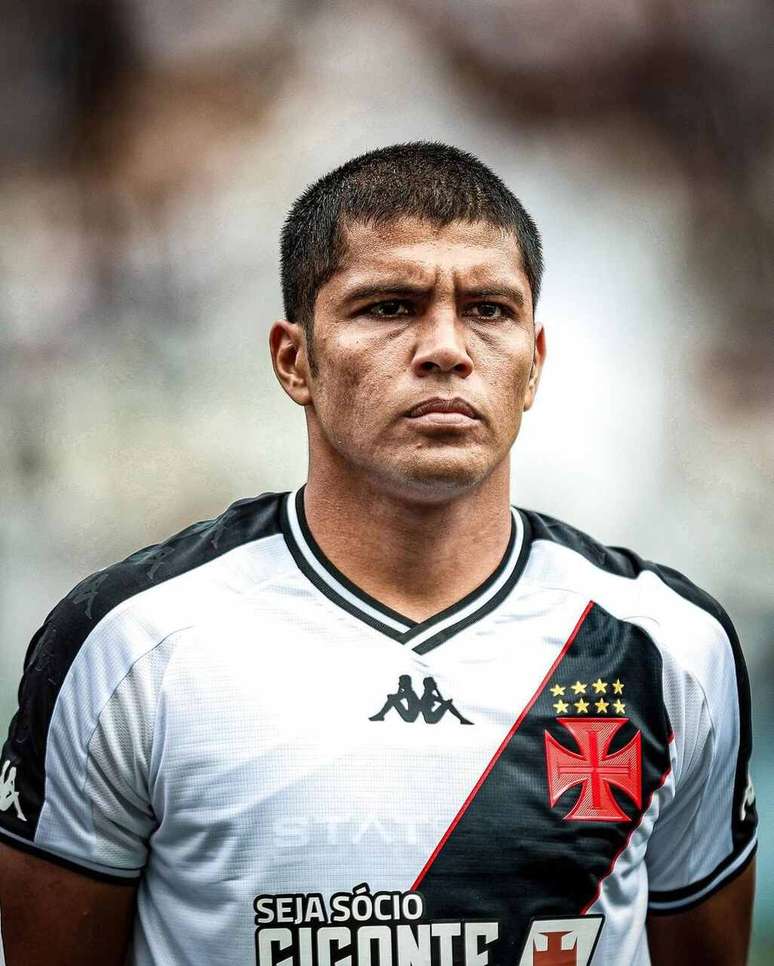 Rojas em seu fugaz período no futebol brasileiro –