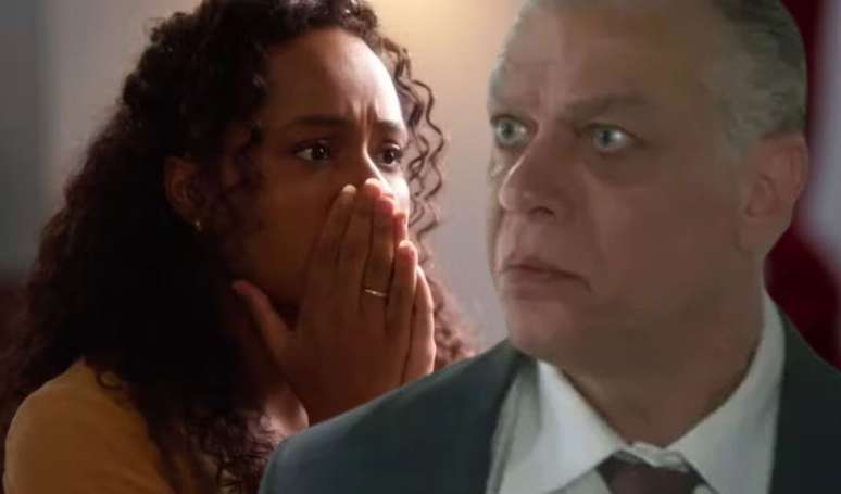 Beatriz (Duda Santos) tem arma apontada por Juliano (Fabio Assunção) nos capítulos de 16 a 21 de junho da novela 'Garota do Momento'.