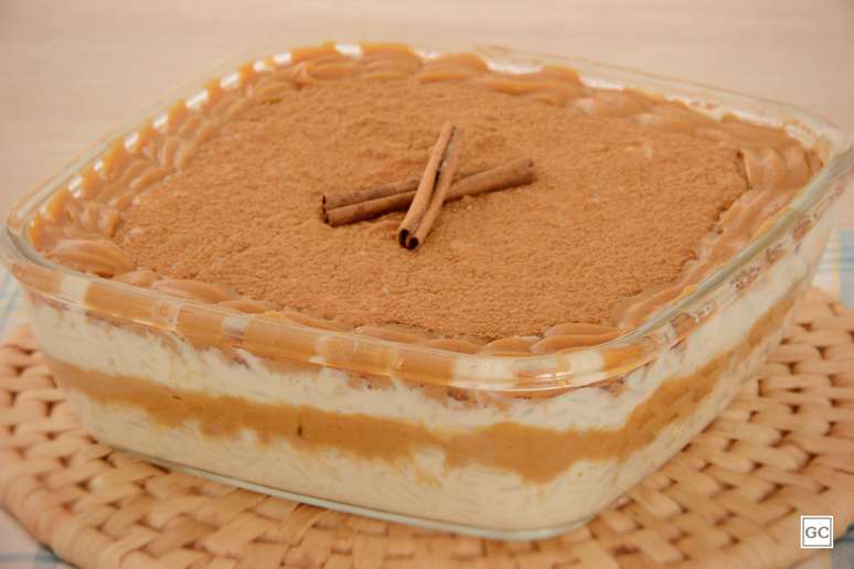 Arroz doce recheado – Foto: Gisele Tesser