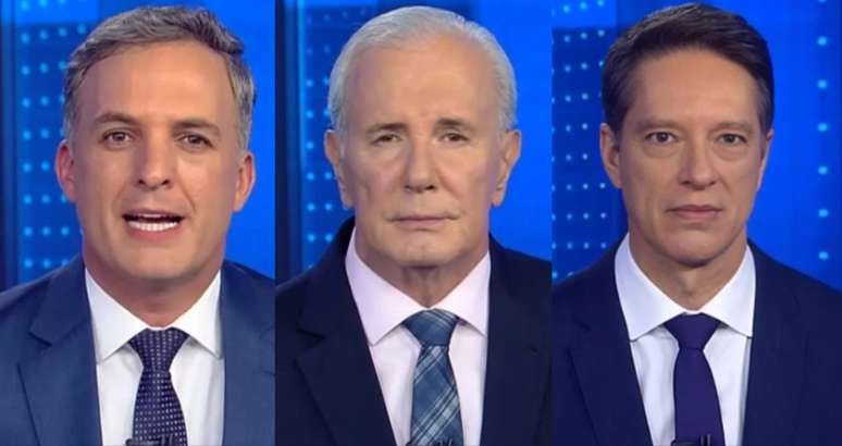 Leandro Stoliar, Celso Freitas e Sergio Aguiar: Record surpreende com movimentações em seu principal telejornal