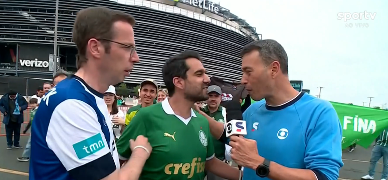 Torcedor do Porto invade link do sportv