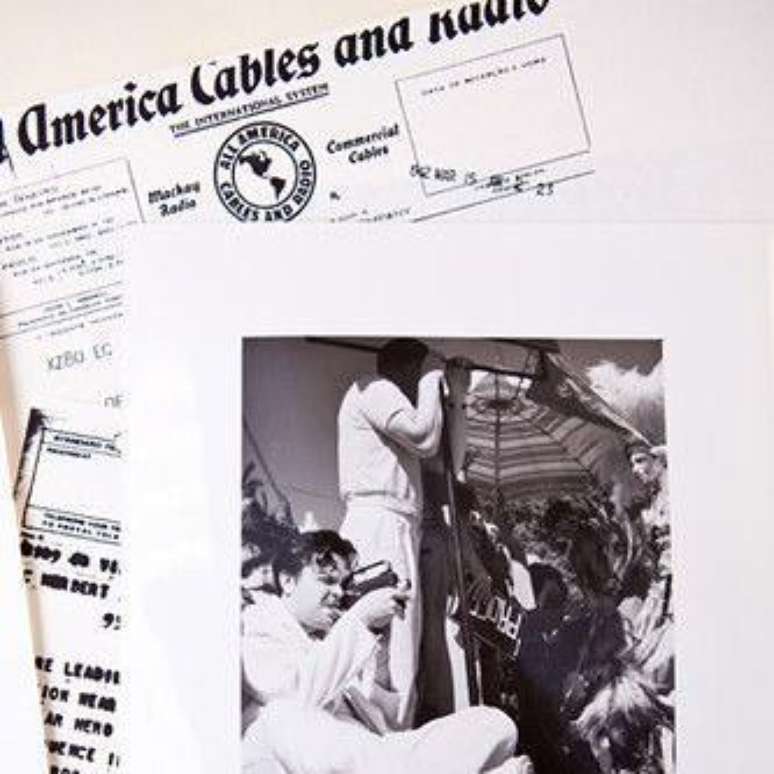 Welles filmando no Rio; projeto foi barrado por resist&ecirc;ncia dos financiadores