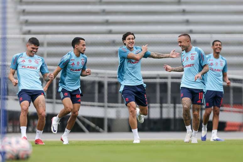 Flamengo treina no no Est&aacute;dio Lincoln Financial Field, na Filad&eacute;lfia &ndash;