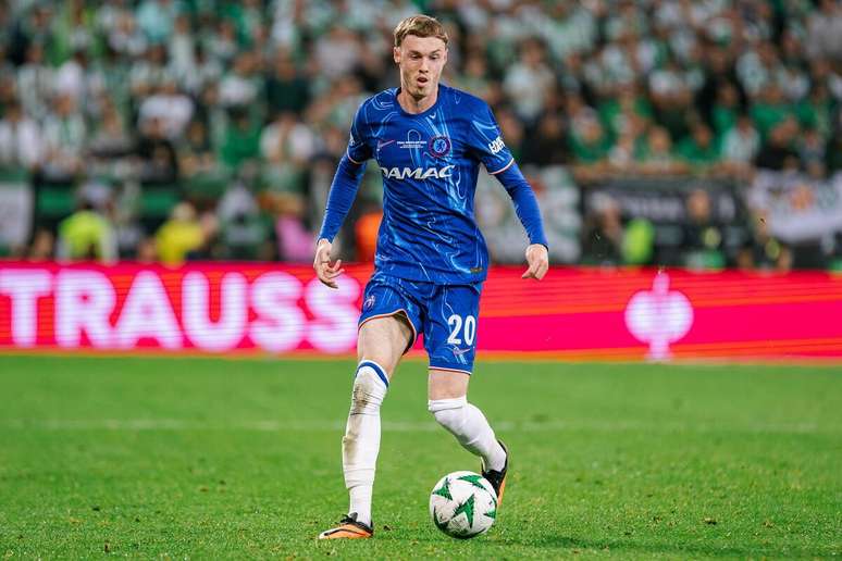 Cole Palmer (Chelsea) durante jogo contra o Real Betis, no dia 28.05.2025 