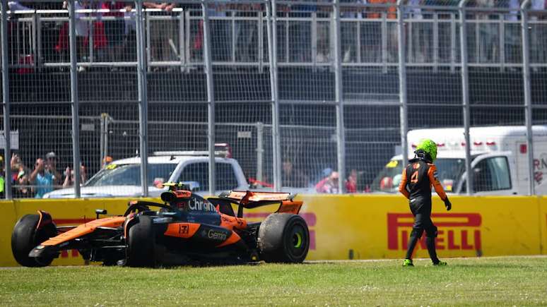 Lando Norris abandona o Grande Prêmio do Canadá