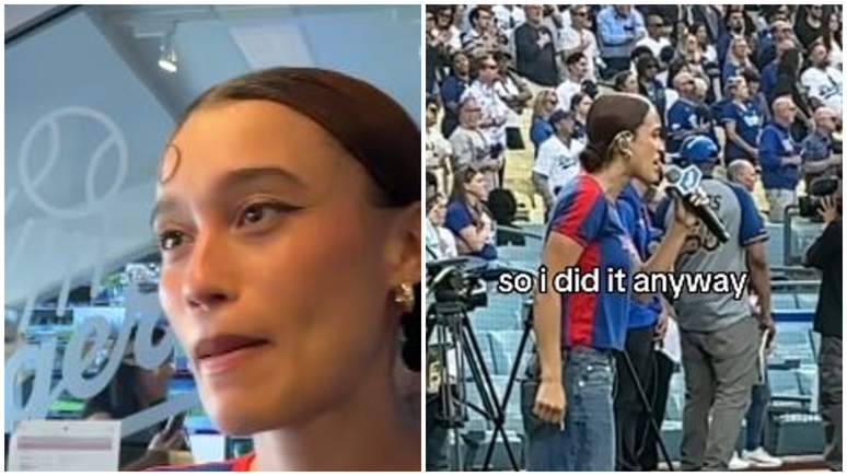 Cantora descumpre regra e canta hino dos EUA em espanhol em protesto