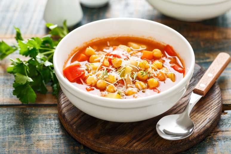 Chickpea soup with vegetables Chickpea soup with vegetables