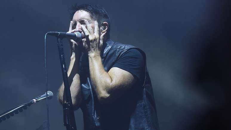 Trent Reznor, líder do grupo Nine Inch Nails, em show em 2022