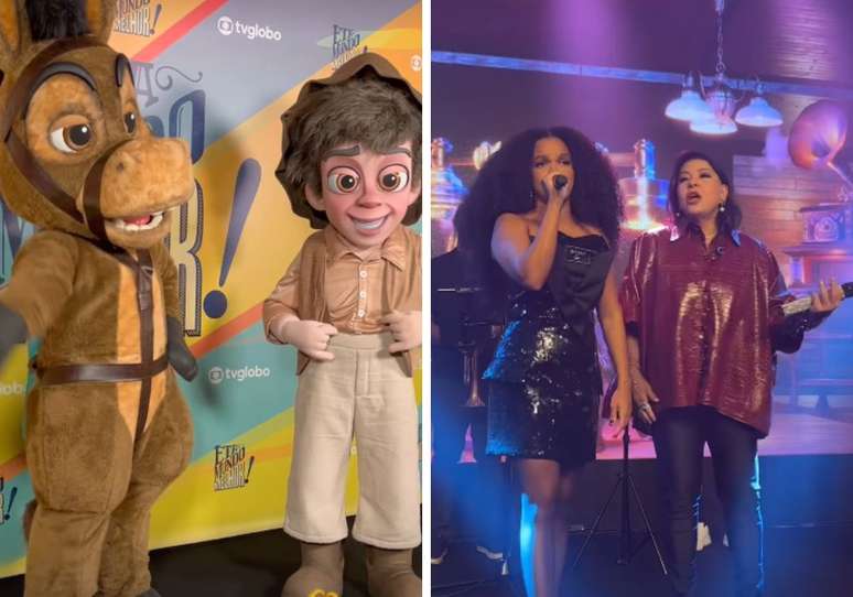 Mascotes da novela | Jeniffer e Roberta Miranda