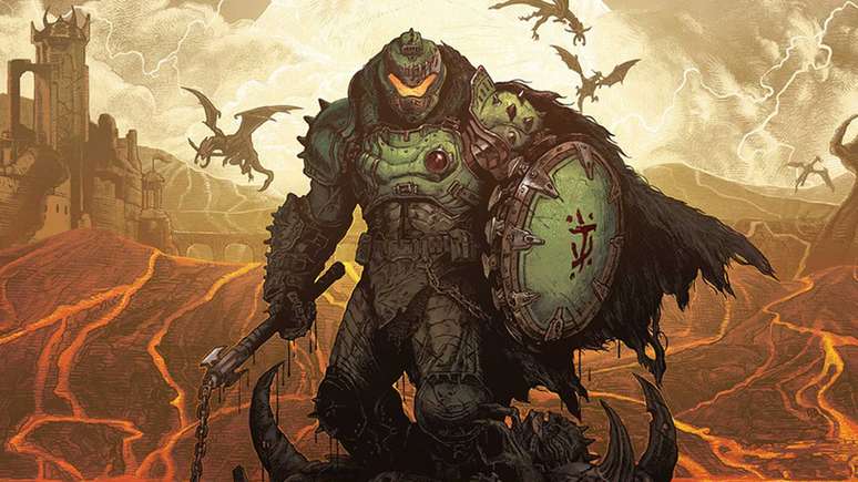 Path Tracing chega em DOOM: The Dark Ages nesta quarta (18)