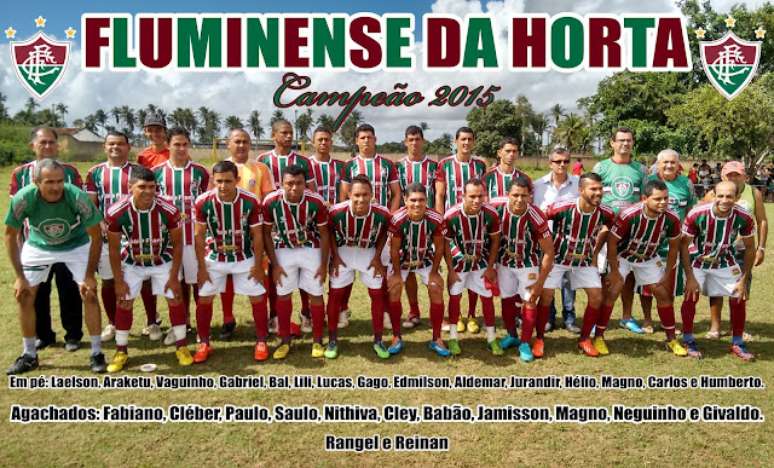 Time do Fluminense da Horta que campeão do campeonato de 2015. Estreia no amador foi em 1987.