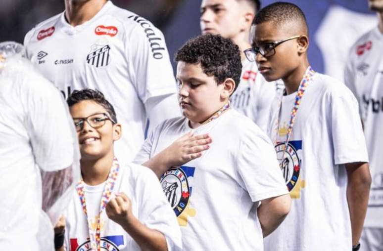 Divulgação/Santos - Legenda: Ação do Santos