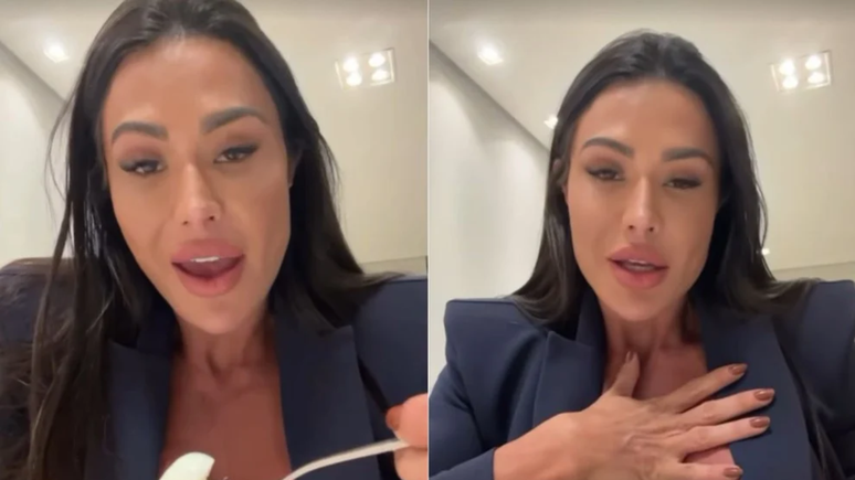 Gracyanne Barbosa desabafa sobre culto com Pablo Marçal e especulações sobre estar com depressão