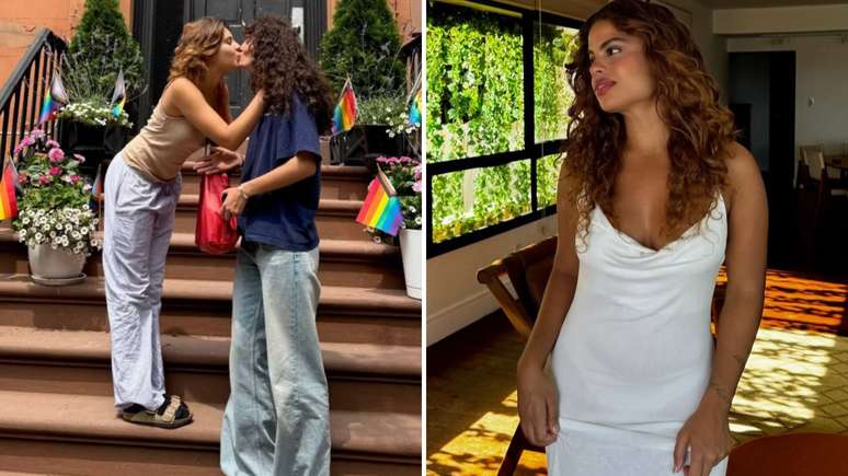 Clara Buarque encontrou Flor Gil e sua namorada nos EUA