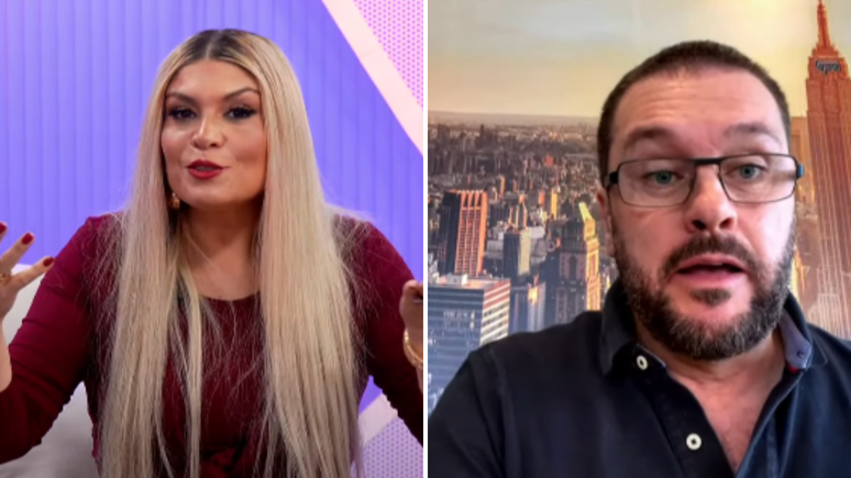 Adryana Ribeiro e Albert Bressan participaram do Sala de TV desta quarta-feira, 18