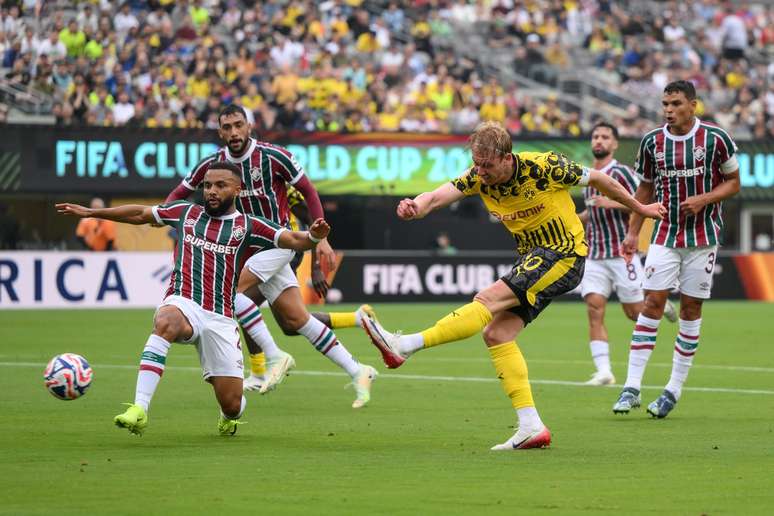 Flustea x Borusia en los Estados Unidos (foto de David Ramos / Getty Photos)