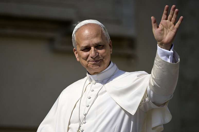 Papa Le&atilde;o XIV durante audi&ecirc;ncia geral no Vaticano