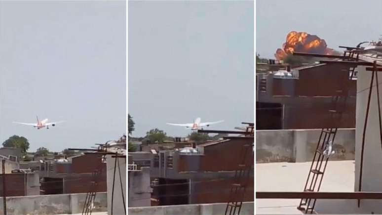 Aryan Asari gravou em vídeo a queda do avião, segundos depois da decolagem