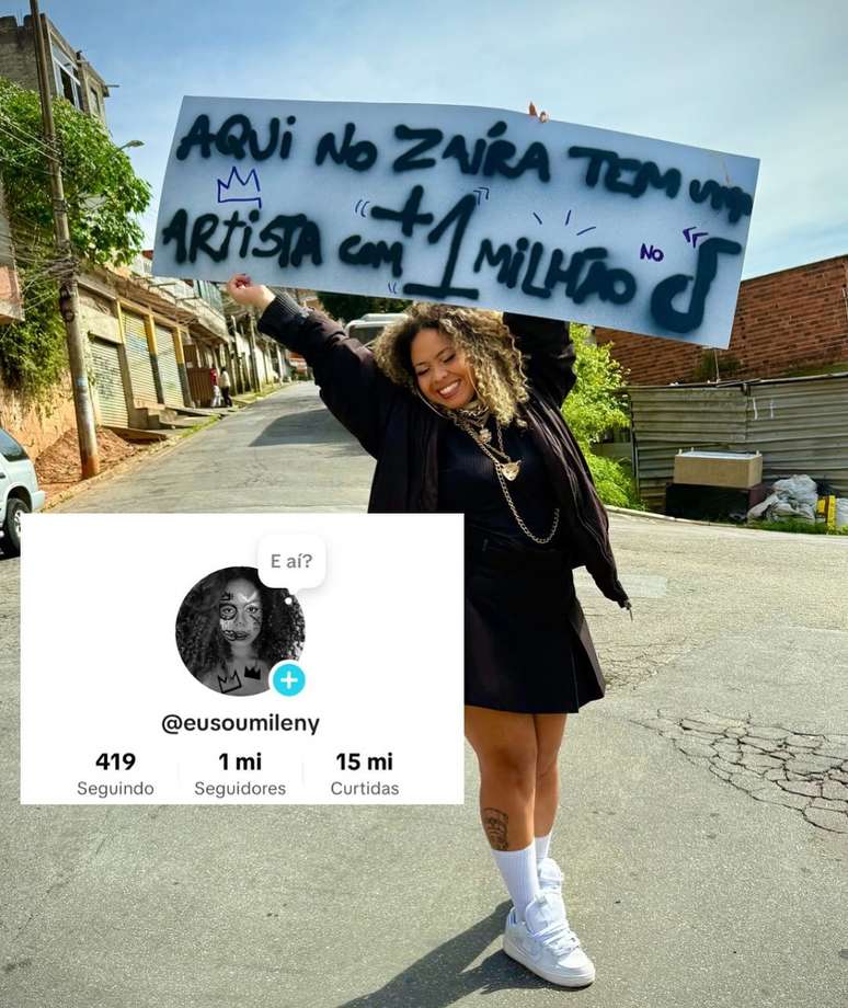 Mileny é campeã paulista de poesia falada, o Slam SP, de 2024. Repete o mantra de que “no ABC tem poeta”.