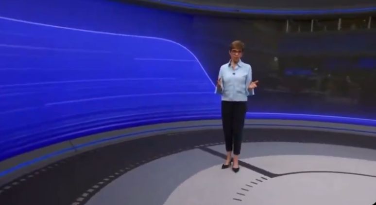 Renata Lo Prete em chamada para o 'JG'
