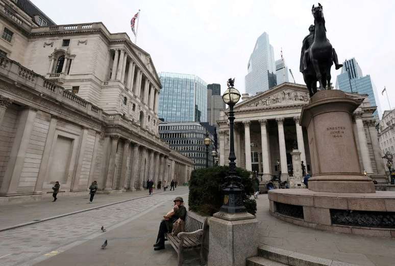 Sede do Banco da Inglaterra em Londres
03/02/2025.  REUTERS/Toby Melville/File Photo