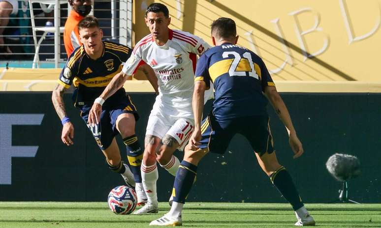 Di María é o craque do time e fez um gol no empate com o Boca Juniors –